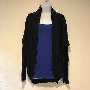 Black Cardigan Sweater - Size L